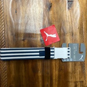 For sale is a brand new Puma golf belt. The belt fits up to 40”.